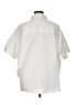 Halston 100% Cotton Solid White Short Sleeve Button-Down Shirt Size XL - photo 2