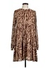 AFRM Animal Print Brown Casual Dress Size L - photo 1