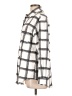Unbranded 100% Polyester Plaid Ivory Long Sleeve Blouse Size L - photo 5