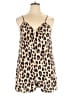 Unbranded 100% Polyester Animal Print Tan Romper Size XXL - photo 1