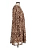 AFRM Animal Print Brown Casual Dress Size L - photo 4