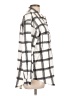 Unbranded 100% Polyester Plaid Ivory Long Sleeve Blouse Size L - photo 4