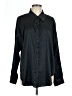 Shoedazzle Animal Print Black Long Sleeve Blouse Size L - photo 1