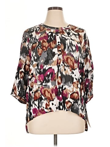 New Directions 3/4 Sleeve Blouse (view 1)