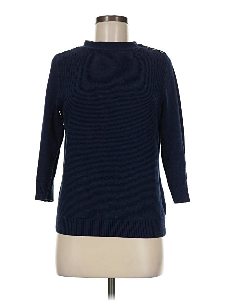 Pre-owned Talbots Pullover Sweater In Blue