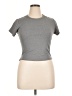 Love Streak Gray Short Sleeve Turtleneck Size XL - photo 1