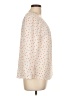 Maison Jules 100% Polyester Polka Dots White 3/4 Sleeve Blouse Size L - photo 4