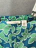 Halogen 100% Polyester Floral Tropical Teal Short Sleeve Blouse Size M - photo 7