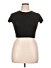 Love Streak Black Short Sleeve Turtleneck Size XL - photo 1