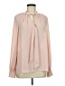 Halogen 100% Polyester Pink Long Sleeve Blouse Size M - photo 1