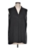 CAbi 100% Polyester Gray Sleeveless Blouse Size L - photo 1