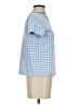 Daze Dayz Blue Short Sleeve Blouse Size S - photo 4
