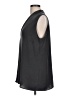 CAbi 100% Polyester Gray Sleeveless Blouse Size L - photo 5