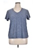 Ebb & Flow Blue Short Sleeve Top Size 1X - photo 1
