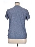Ebb & Flow Blue Short Sleeve Top Size 1X - photo 2