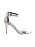 White House Black Market Silver Gold Heels Size 7 1/2 - photo 1