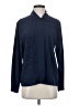 Michelle Stuart 100% Polyester Blue Long Sleeve Blouse Size 4 - photo 1
