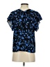 Rebecca Taylor 100% Silk Blue Blouse Size 4 - photo 2