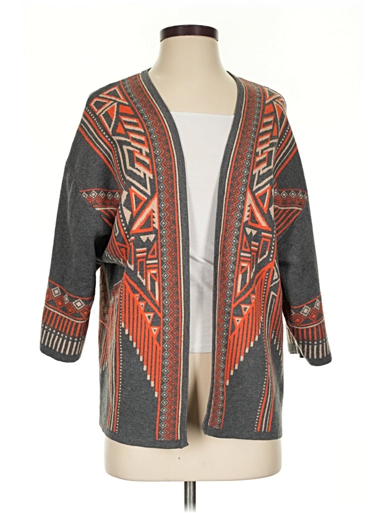 Pre-owned Jealous Tomato Cardigan Sweater In Gray