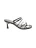 Jenni Kayne 100% Leather Gray Black Sandals Size EU 39 - photo 1