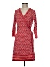 Max Studio Print Red Casual Dress Size M - photo 1