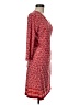 Max Studio Print Red Casual Dress Size M - photo 4