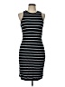 Cache Stripes Black Casual Dress Size L - photo 1