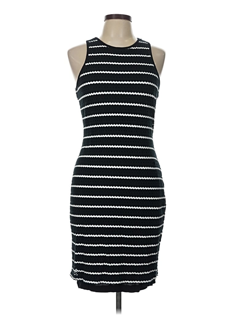 Pre-owned Caché Casual Dress In Black