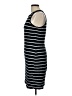 Cache Stripes Black Casual Dress Size L - photo 5