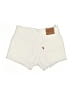 Levi's Ivory Denim Shorts Size 25 waist - photo 2