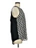 Banana Republic 100% Polyester Black Sleeveless Blouse Size M - photo 4