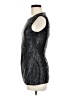 Susana Monaco 100% Polyester Silver Sleeveless Top Size 6 - photo 5