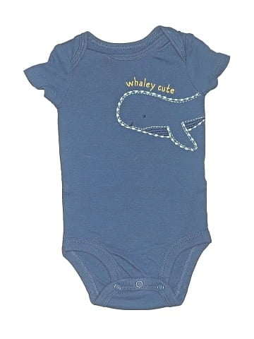Child of Mine by Carter's Short Sleeve Onesie (view 1)
