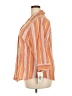 Alala Stripes Orange 3/4 Sleeve Button-Down Shirt Size 18W - photo 5