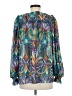 Nicole Miller Teal Long Sleeve Blouse Size M - photo 2
