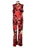 Susan Graver Print Red Jumpsuit Size M (petite) - photo 2