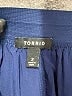 Torrid 100% Nylon Stars Blue Casual Skirt Size 2X Plus (2) - photo 3