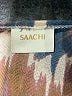 Saachi 100% Cotton Print Brown Tan Kimono Size 2 - photo 7