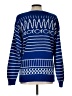 DCO (DRY CLEAN ONLY) Graphic Blue Pullover Sweater Size Lg (2) - photo 2