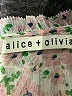 Alice + Olivia 100% Polyester Floral Ivory Pink 3/4 Sleeve Blouse Size L - photo 6