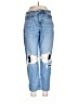 American Eagle Outfitters Color Block Blue Jeans Size 8S - photo 1