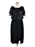 Connected Apparel Black Cocktail Dress Size 6 (petite) - photo 1