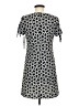 MSK Print Black Casual Dress Size M (petite) - photo 2