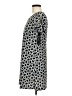 MSK Print Black Casual Dress Size M (petite) - photo 5