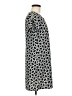 MSK Print Black Casual Dress Size M (petite) - photo 4