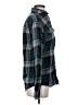 George 100% Polyester Plaid Teal Long Sleeve Blouse Size S - photo 4
