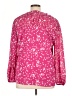 Unbranded 100% Polyester Pink Long Sleeve Blouse Size XL - photo 2