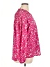 Unbranded 100% Polyester Pink Long Sleeve Blouse Size XL - photo 4