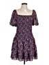 Parker 100% Polyester Floral Blue Casual Dress Size L - photo 1