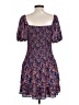 Parker 100% Polyester Floral Blue Casual Dress Size L - photo 2